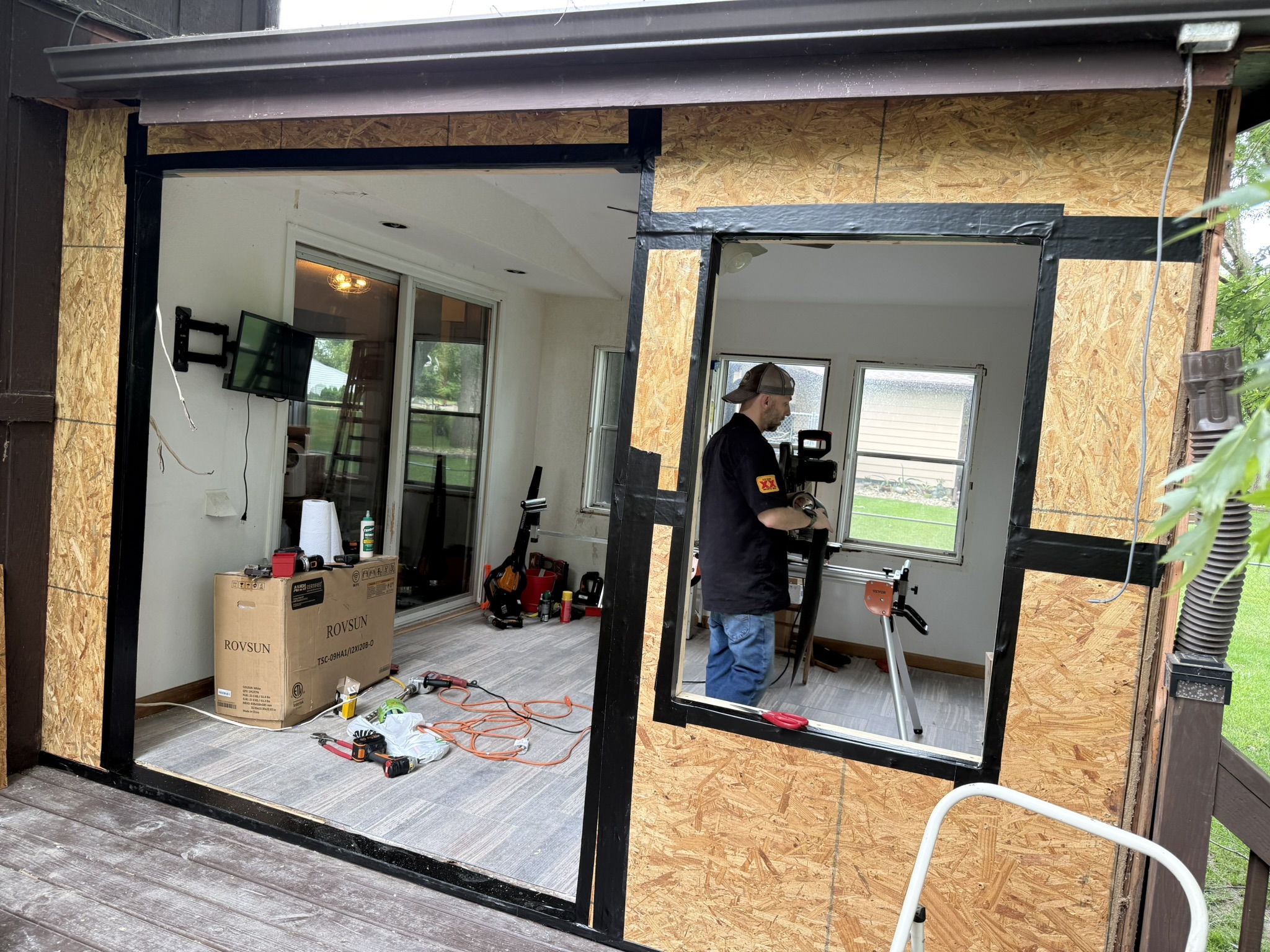 Sunroom Deck And Door Upgrade — photo 5
