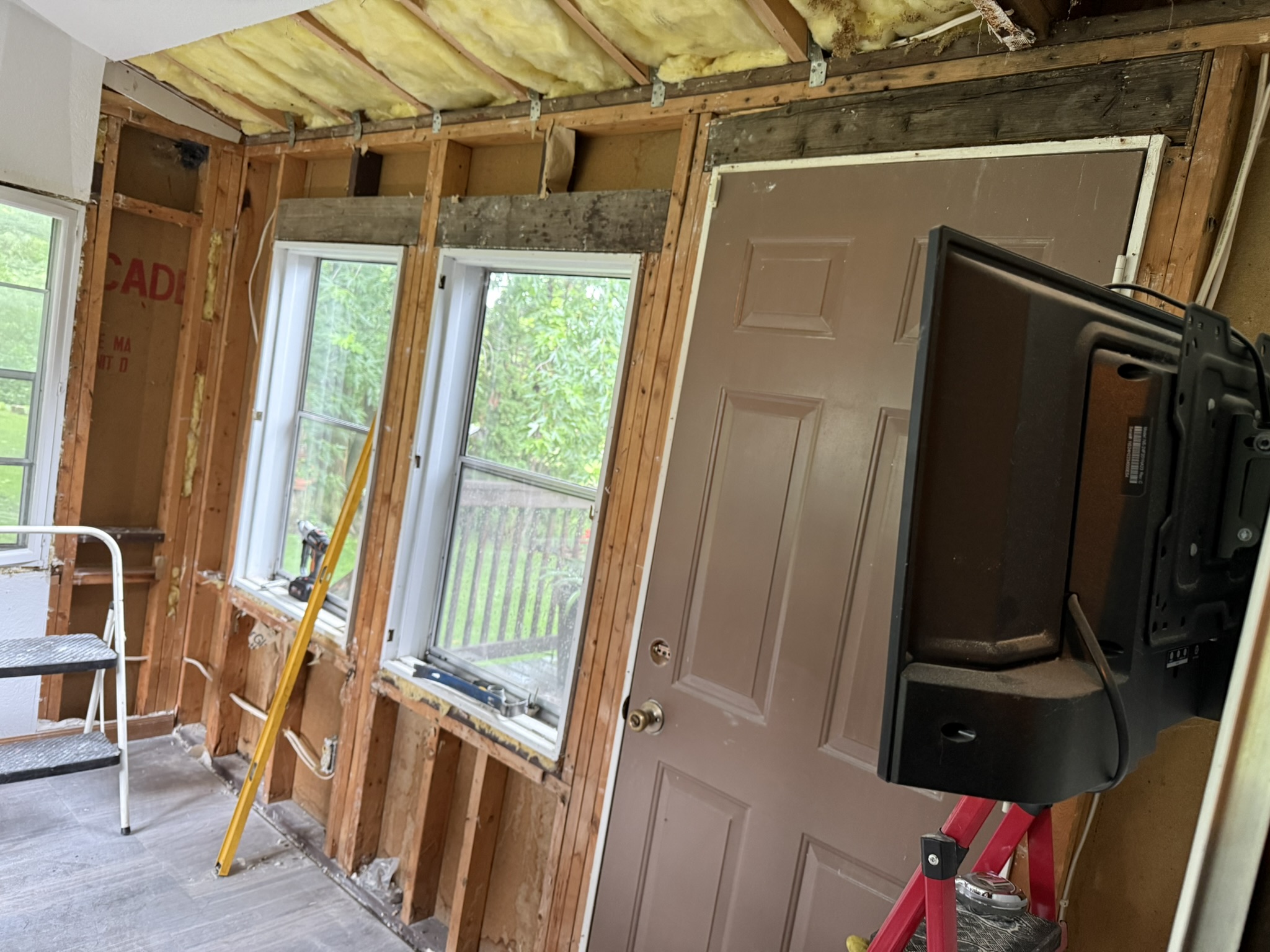 Sunroom Deck And Door Upgrade — photo 1