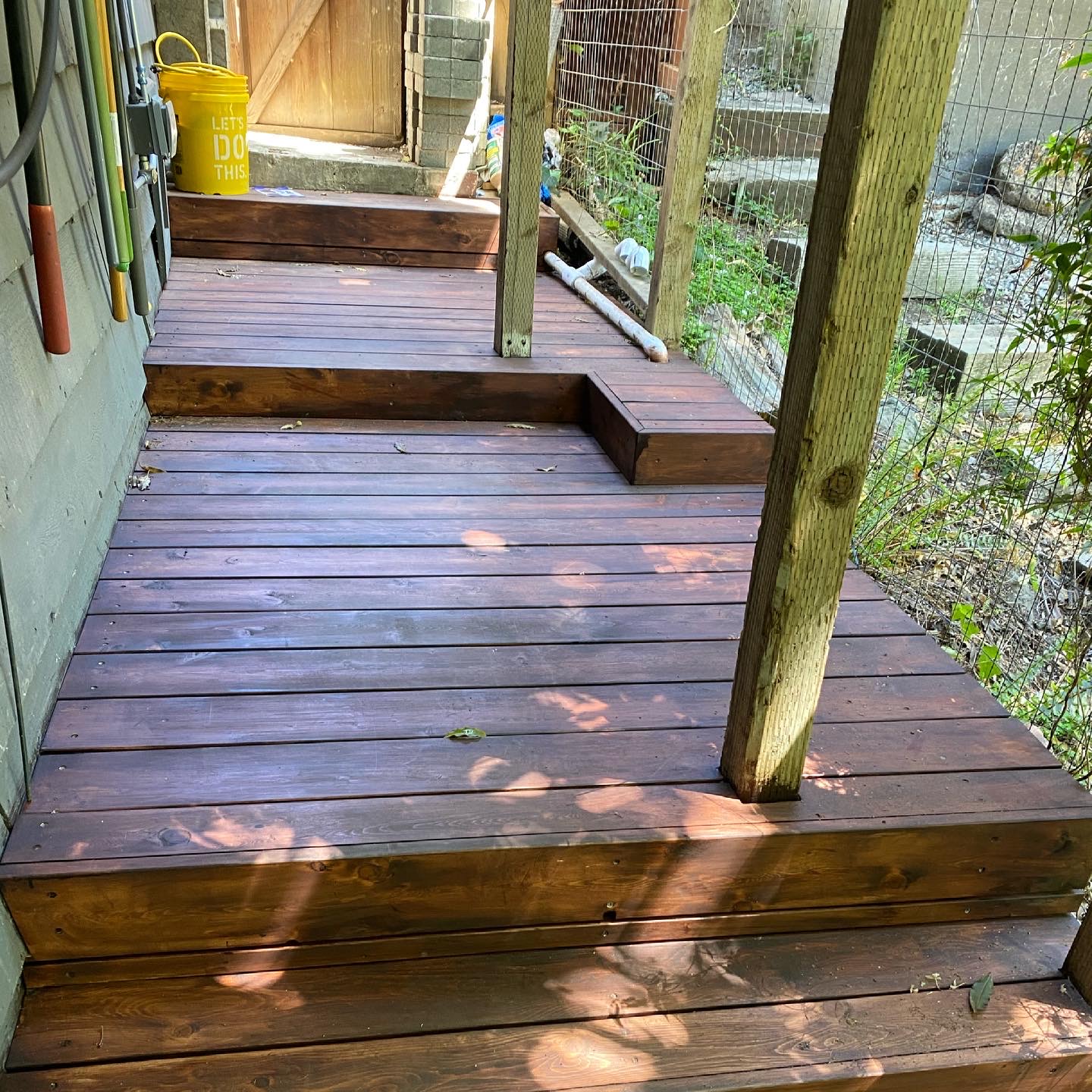 Multi-Level Backyard Access Steps — photo 2