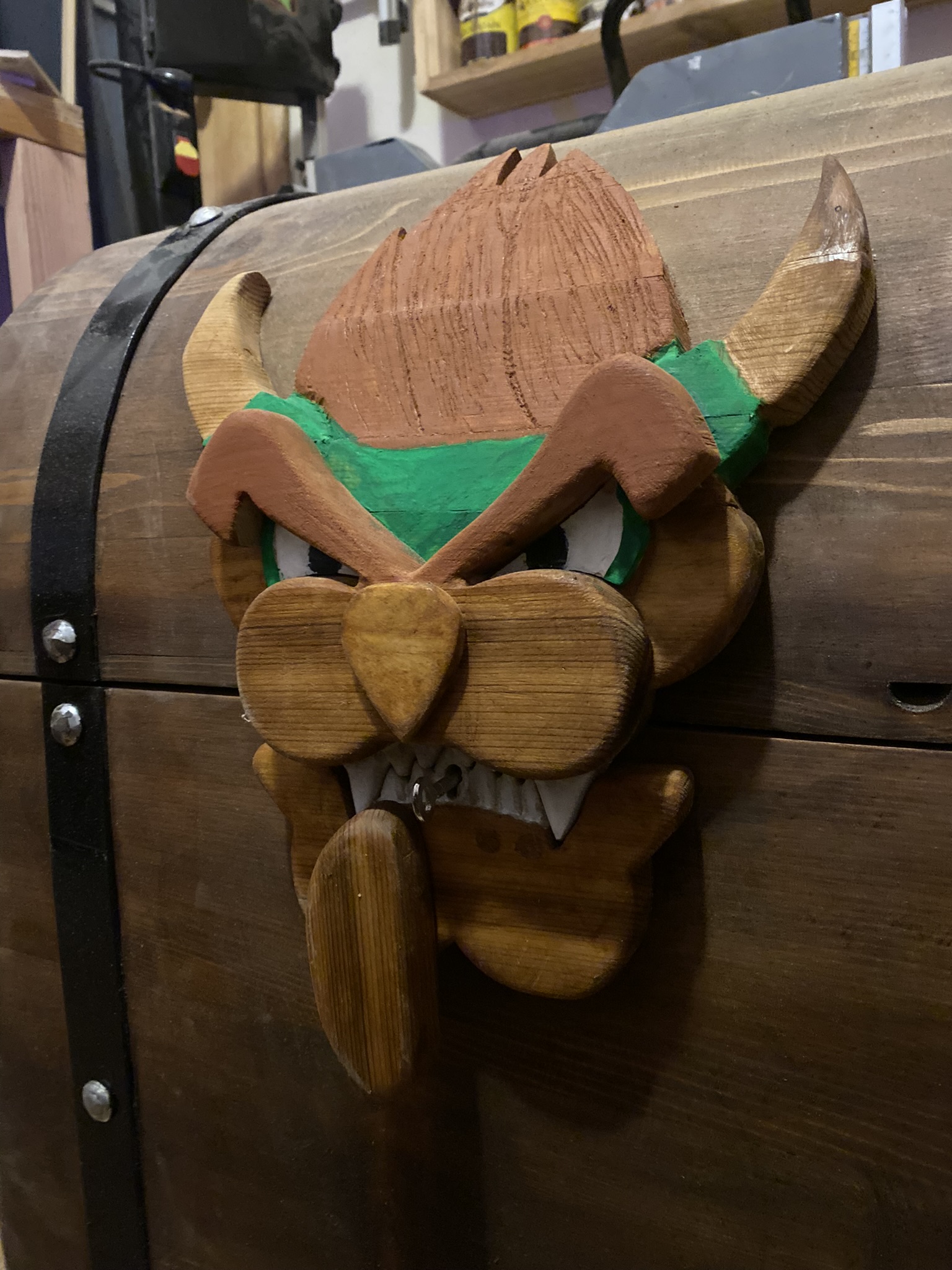 Custom Bowser Treasure Chest — photo 3