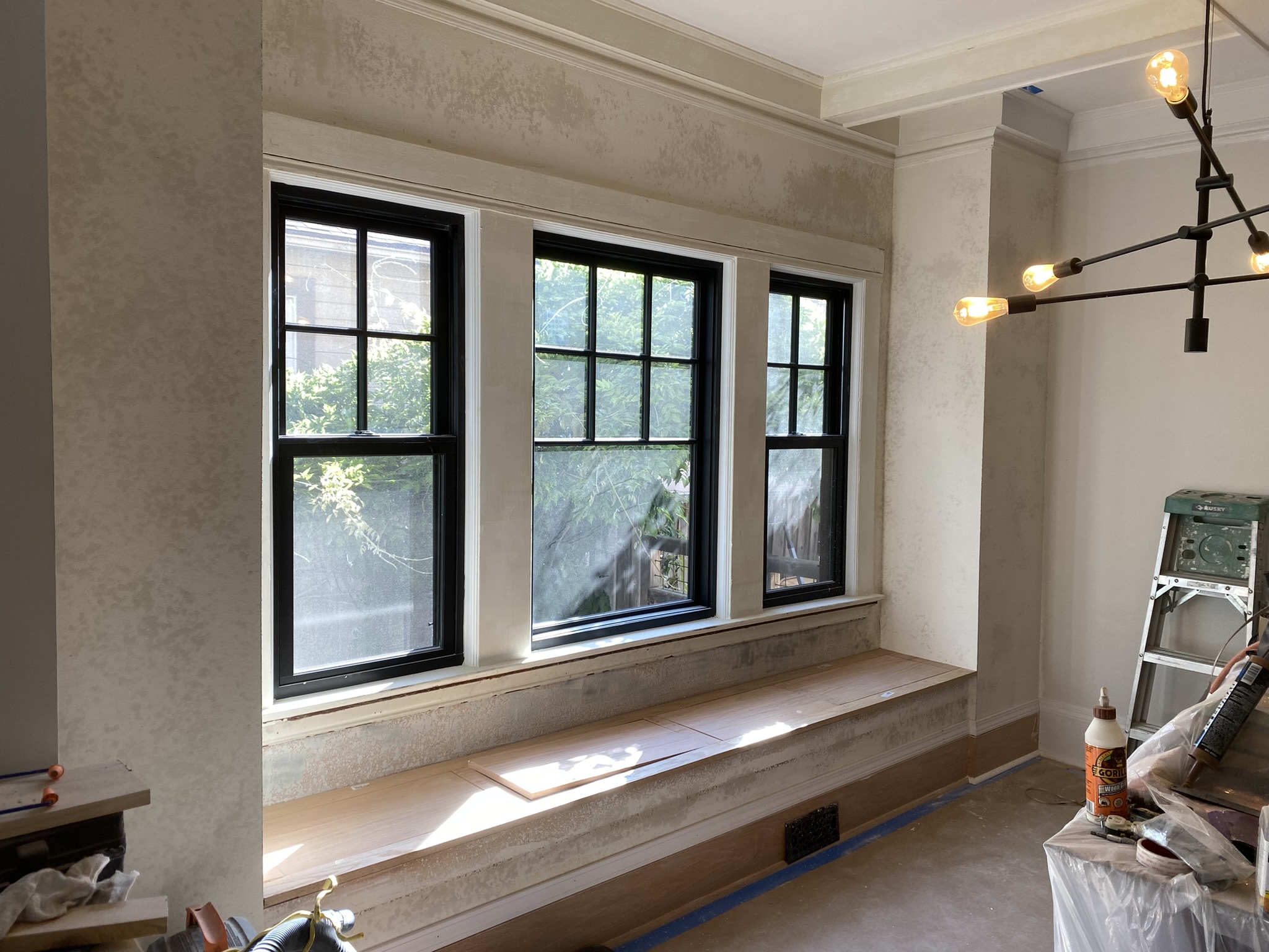 Solid Oak Window Bench Upgrade — photo 4