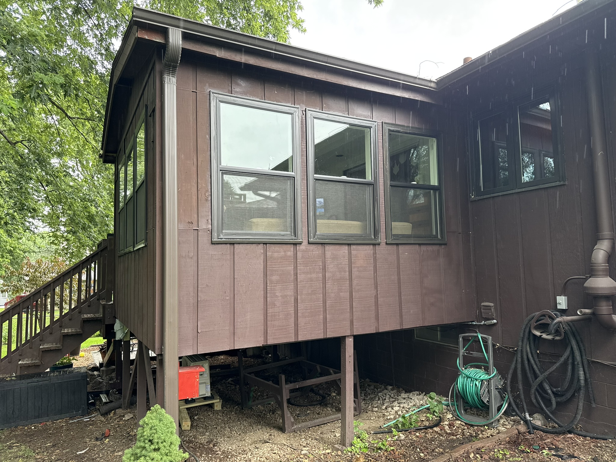 Sunroom Deck And Door Upgrade — photo 7